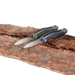 Pocket Knife Titanium Handle Outdoor Mini Folding Knife Multifunctional Folding Knife Portable Keychain Knife