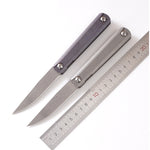 S35VN powder steel folding knife outdoor multifunctional titanium alloy handle ceramic bearing