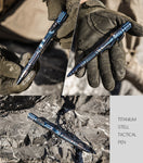 Titanium-plated multifunctional tactical pen