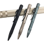 Tactical pen multi-function defense pen with LED light broken window device