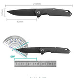 Folding knife Titanium-plated knife