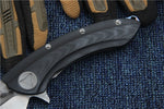 Tactical high-hardness D2 steel self-defense portable military knife with sharp edged field survival knife