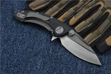 Tactical high-hardness D2 steel self-defense portable military knife with sharp edged field survival knife