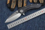 Tactical high-hardness D2 steel self-defense portable military knife with sharp edged field survival knife