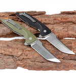 Folding knife multifunctional outdoor G10 handle camping survival folding knife