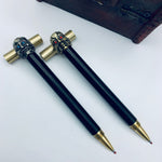 Brass Pen Double-sided Arhat Head Tactical Pen Sandalwood Gel Pen