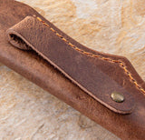 Knife Sheath Cowhide Scabbard Holster Knives Leather Holder Sheaths