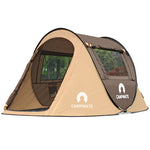 Beach tent hand throwing field camping automatic tent 2-3/3-4 people