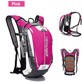 Hiking cycling backpack with helmet riding bag large capacity outdoor backpack