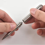 Titanium alloy tactical pen defense pen ceramic ballpoint pen