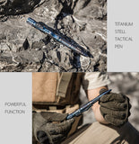 Titanium-plated multifunctional tactical pen