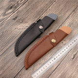 Knife Sheath Cowhide Scabbard Holster Knives Leather Holder Sheaths