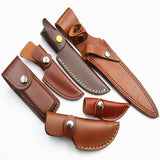 Knife Sheath Cowhide Scabbard Holster Knives Leather Holder Sheaths