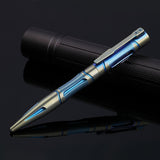 Titanium alloy tactical pen Color gold version of the defense pen Tungsten steel head self-defense pen
