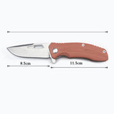Folding knife D2 steel high hardness and sharp outdoor bearing ball