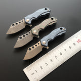 Titanium mini folding knife