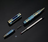 Titanium alloy tactical pen Color gold version of the defense pen Tungsten steel head self-defense pen