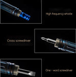 Titanium-plated multifunctional tactical pen