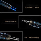 Titanium-plated multifunctional tactical pen