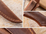 Knife Sheath Cowhide Scabbard Holster Knives Leather Holder Sheaths